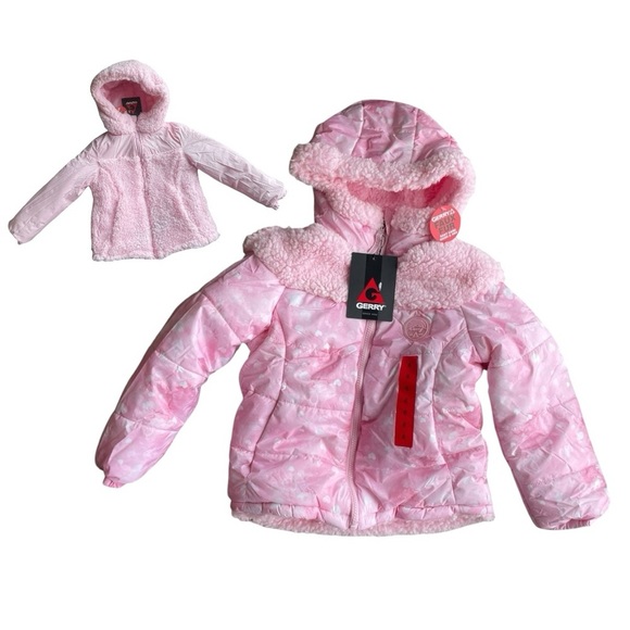 Gerry Weber Other - Gerry Weber Pink Kids Winter Jacket size 6 Reversible jacket